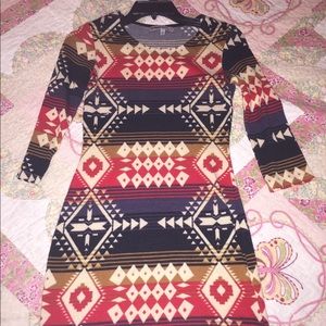 Girls mid sleeve dress